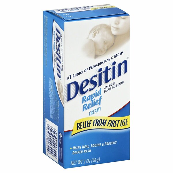 Desitin Rapid Relief Creamy Diaper Rash Ointment Fragrance fee 660930